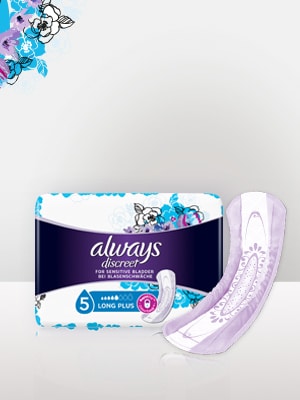 ALWAYS DISCREET Incontinence Pads+ Long Plus