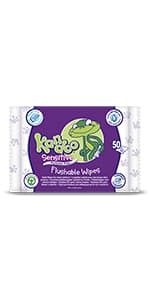 Kandoo Sensitive wipes, flushable wipes, biodegradbale wipes, water wipes, wet wipes, wipes