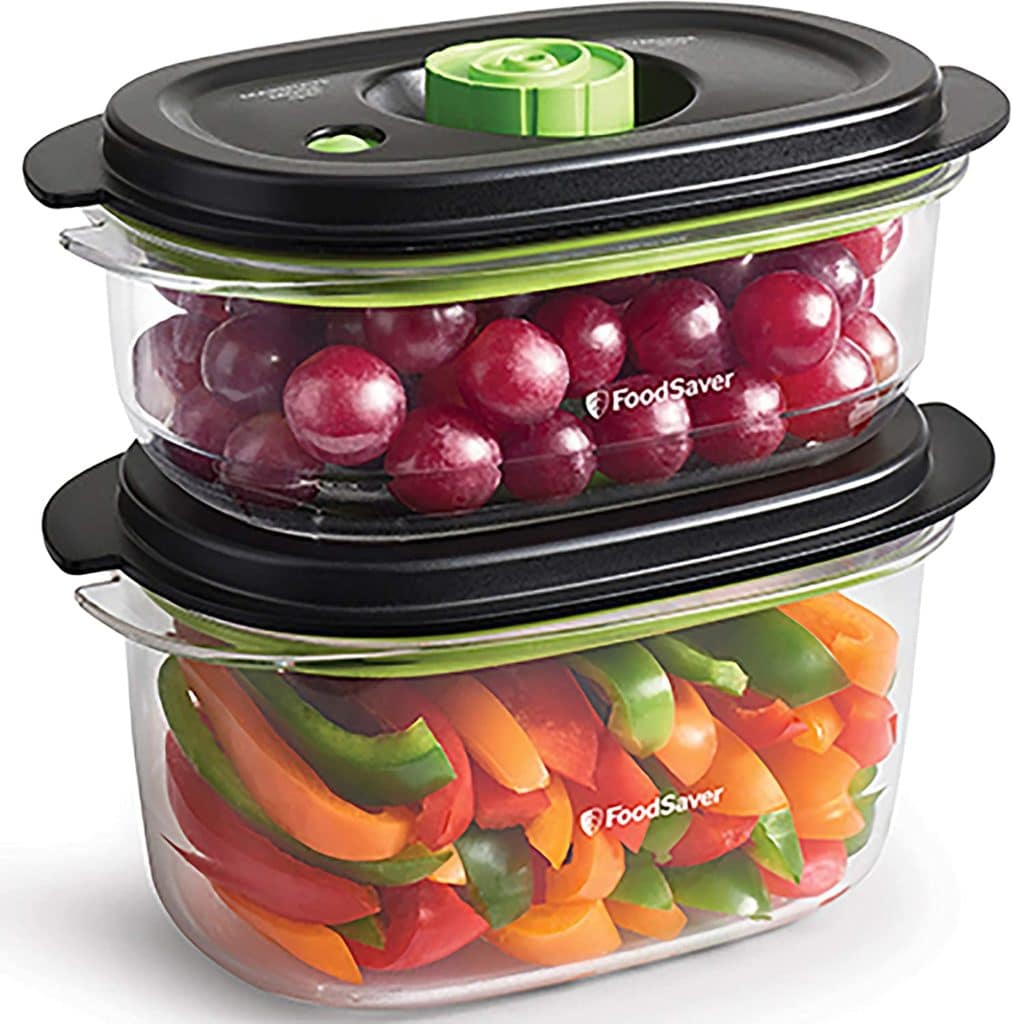 FOODSAVER PRESERVE & MARINATE VACUUM CONTAINER 2 PACK (0.7L + 1.2L