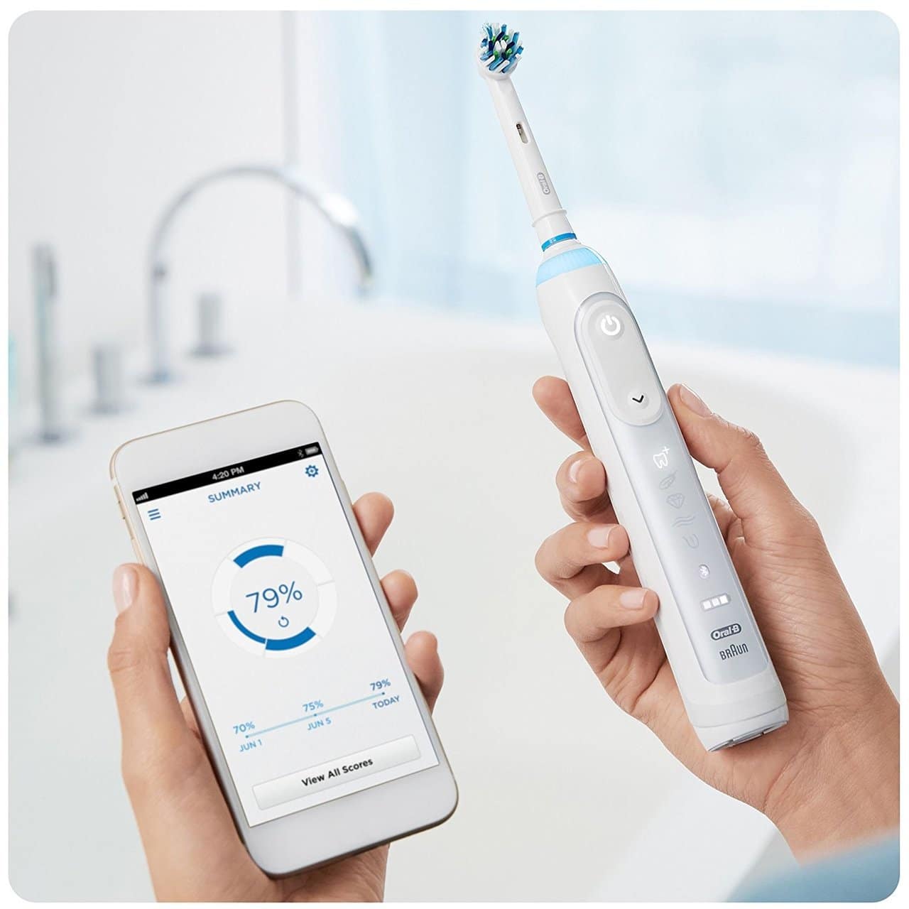 Oral-B Genius 8000 CrossAction Electric Toothbrush Oral-B Genius 8000 CrossAction Electric Toothbrush