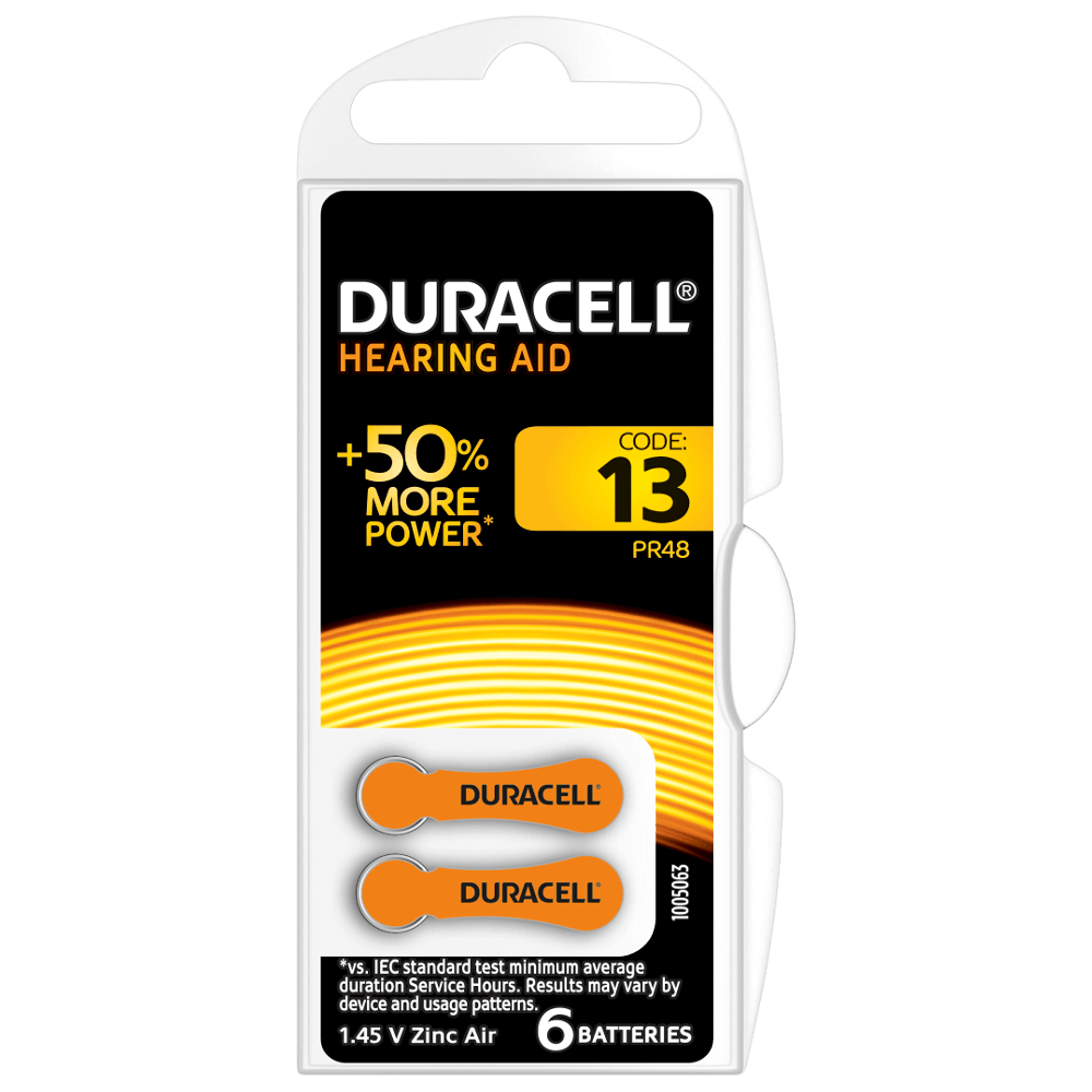 DURACELL HEARING AID BATTERIES 13 VJ Salomone Marketing