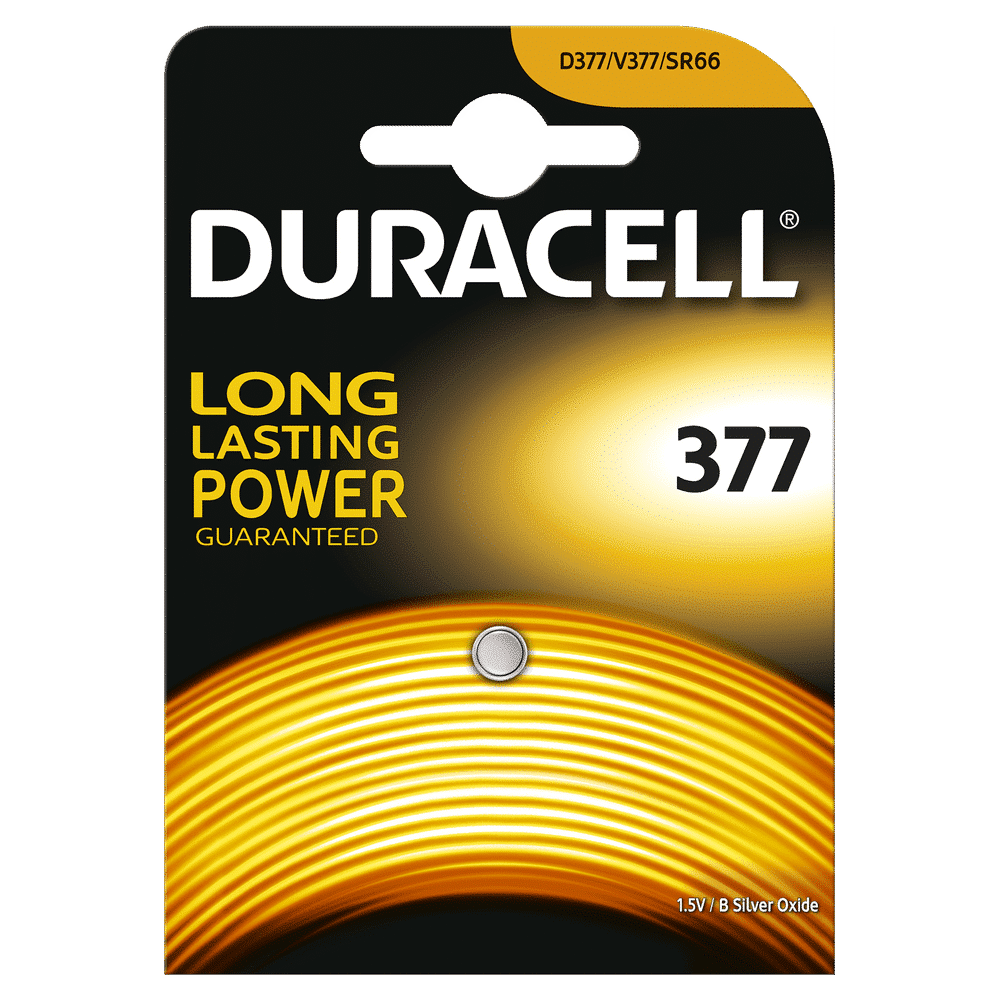 DURACELL WATCH 377 SILVER OXIDE