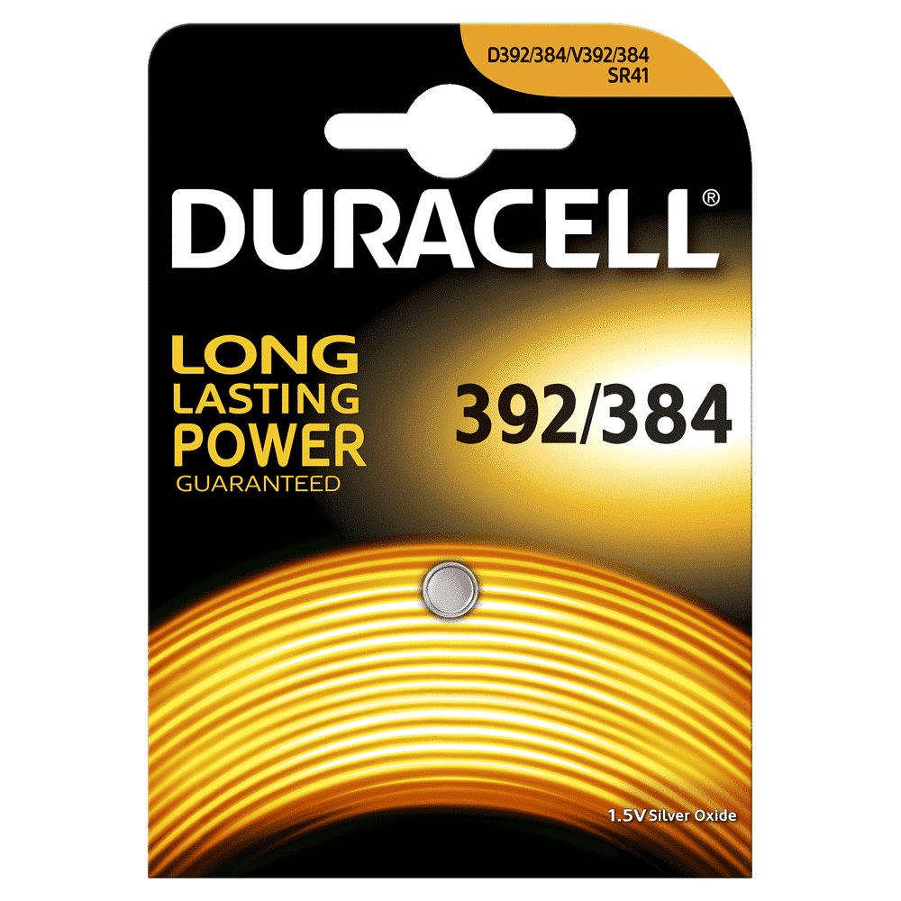 DURACELL WATCH 392/384 SILVER OXIDE