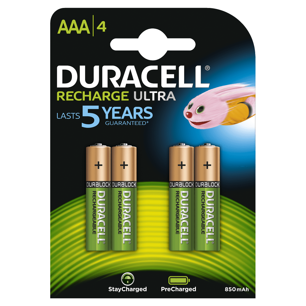 DURACELL RECHARGEABLE ULTRA AAA (x4)