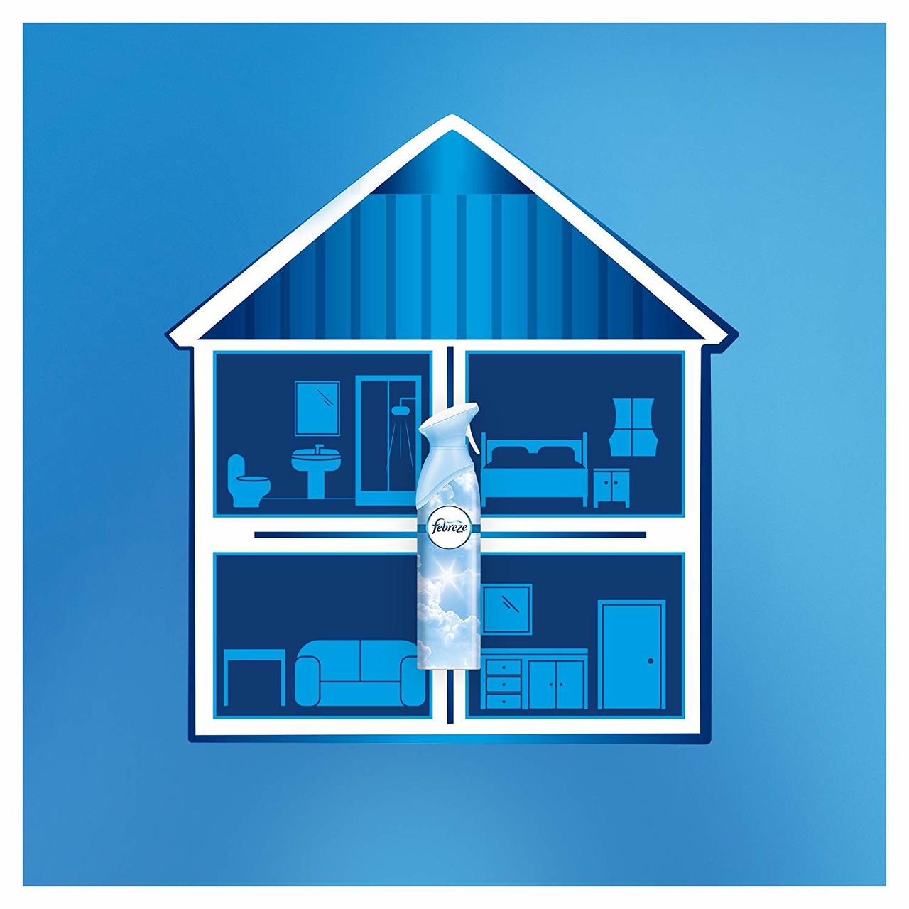 FEBREZE AIR FRESHENER SPRAY, COTTON 300ML FEBREZE AIR FRESHENER SPRAY, COTTON 300ML