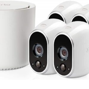 ARLO CAMERA KIT X4 + BASE (NEW)