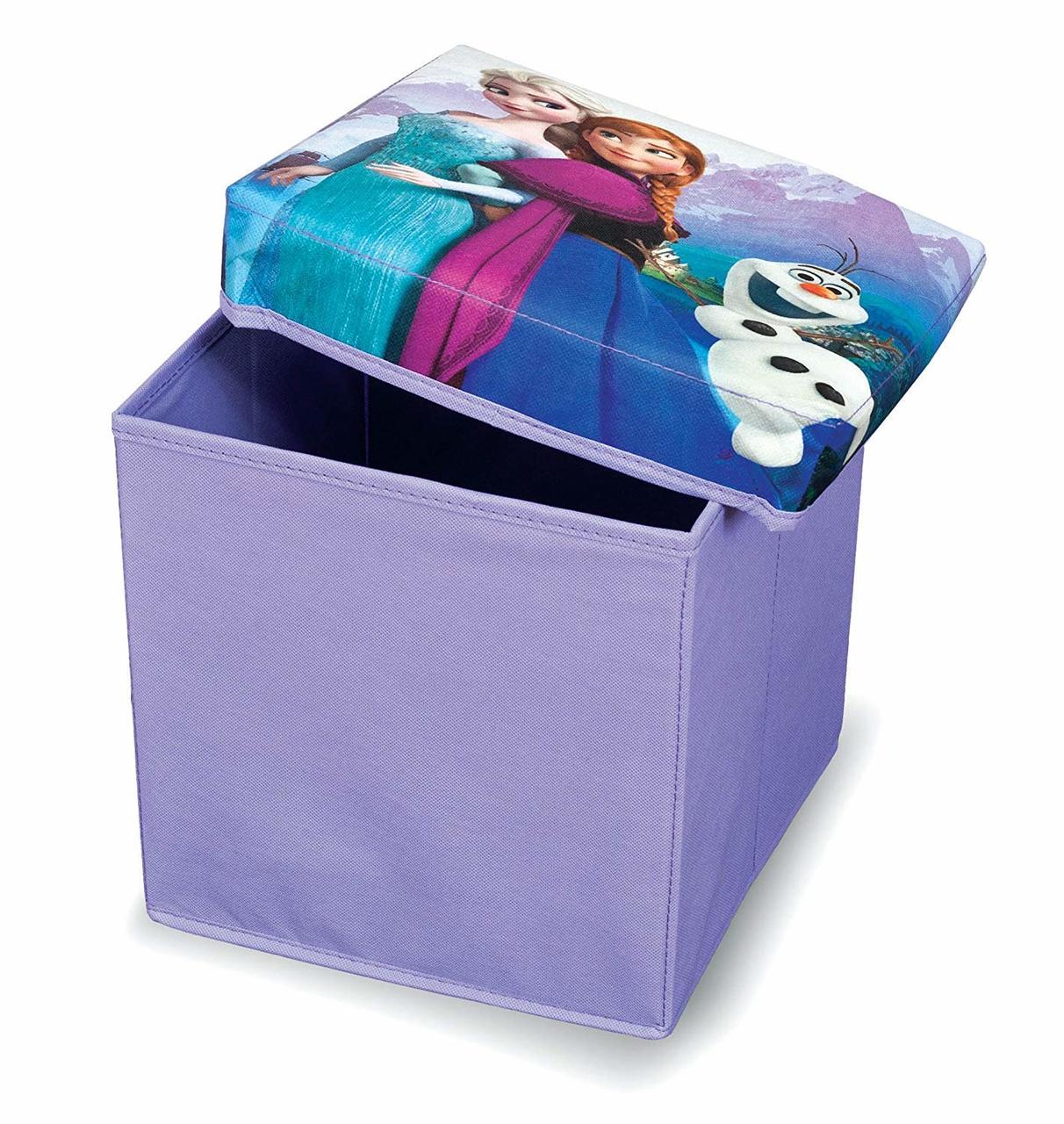 DOMOPAK BOX OTTOMAN - DISNEY FROZEN 30x30x30cm