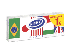 NICKY TISSUES FLAGS 4 PLY 10X9 (RRP 1Euro) NICKY TISSUES FLAGS 4 PLY 10X9 (RRP 1Euro)