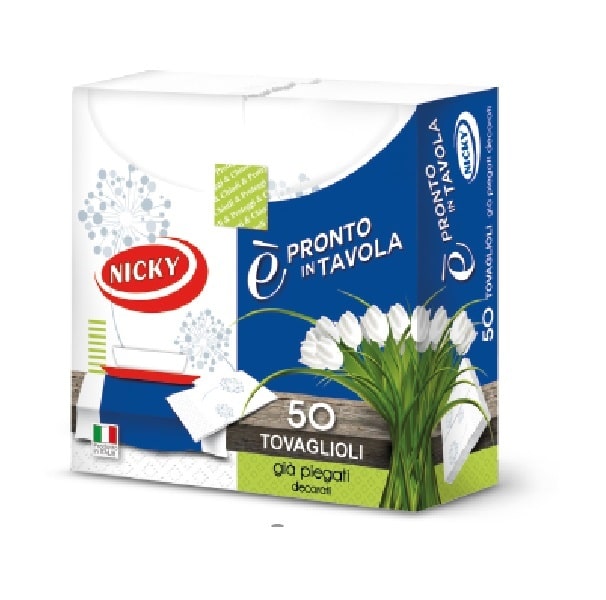NICKY NAPKINS E PRONTO IN TAVOLA 2 PLY 50PCS