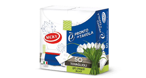 NICKY NAPKINS E PRONTO IN TAVOLA 2 PLY 50PCS