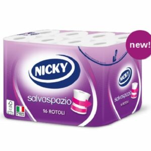 NICKY TOILET PAPER SALVASPAZIO 16 ROTOLI