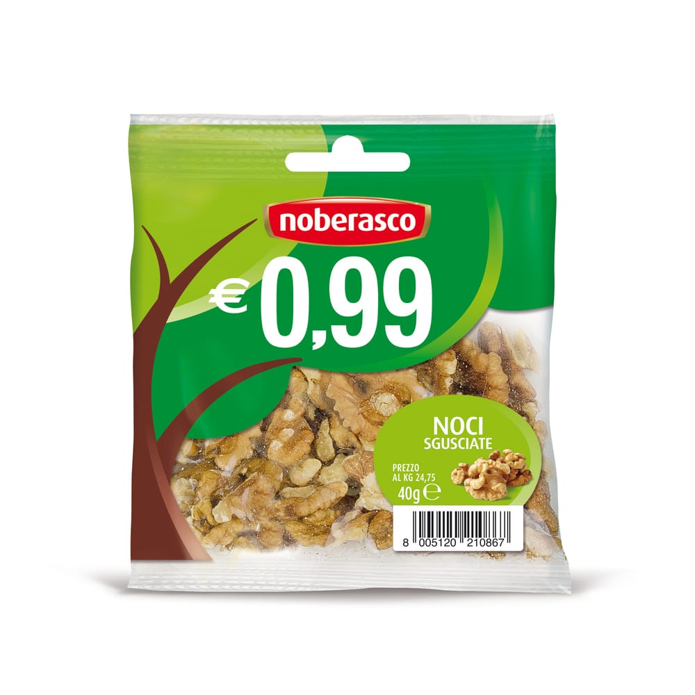 Noberasco (99cents) Shelled Half Walnuts 40g Noberasco (99cents) Shelled Half Walnuts 40g