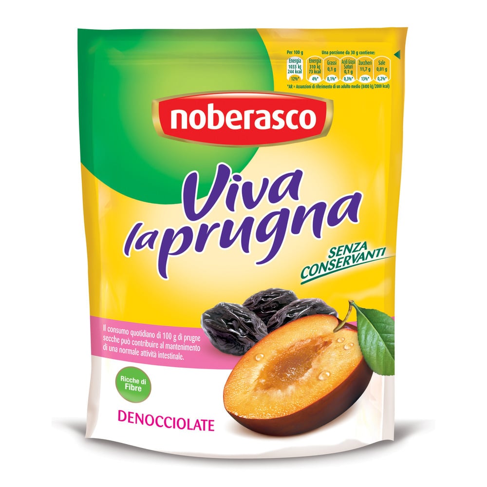 Noberasco Viva la Prugna - Soft Pitted Prunes Doy (200g) Noberasco Viva la Prugna - Soft Pitted Prunes Doy (200g)