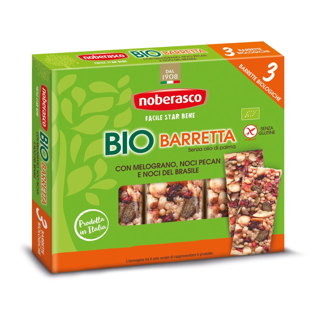 Noberasco Tripack Bio Bar with Pomegranate 3 x 25g (NEW)