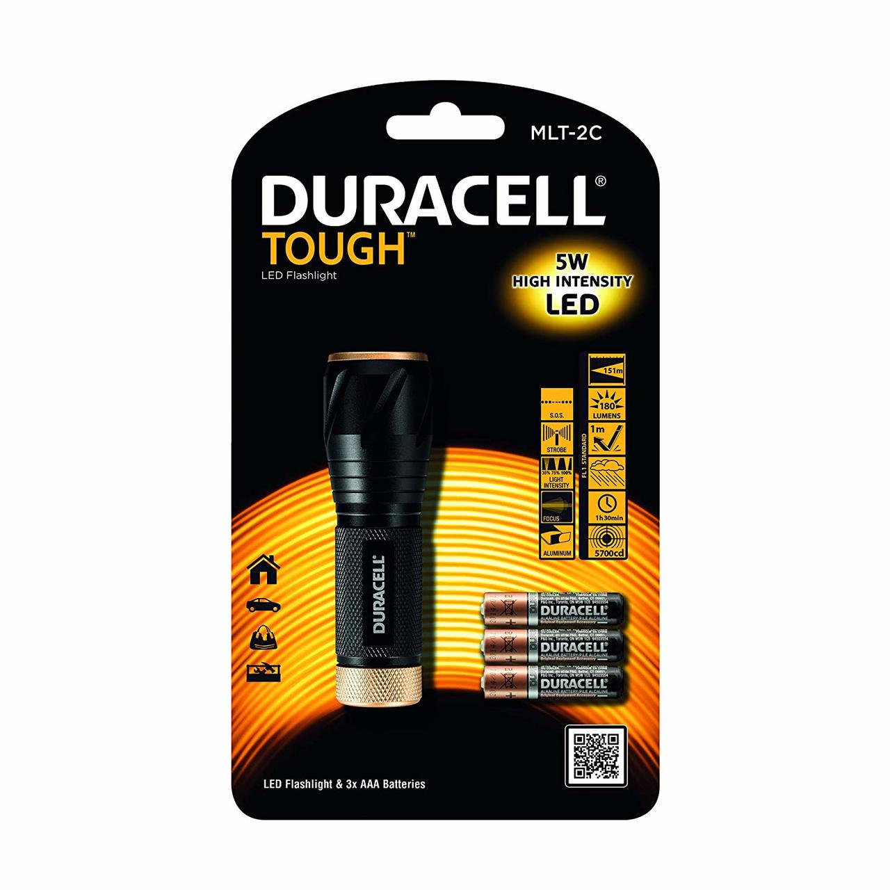 DURACELL FLASHLIGHT MULTI PRO +3 AAA BATTERIES VJ Salomone Marketing