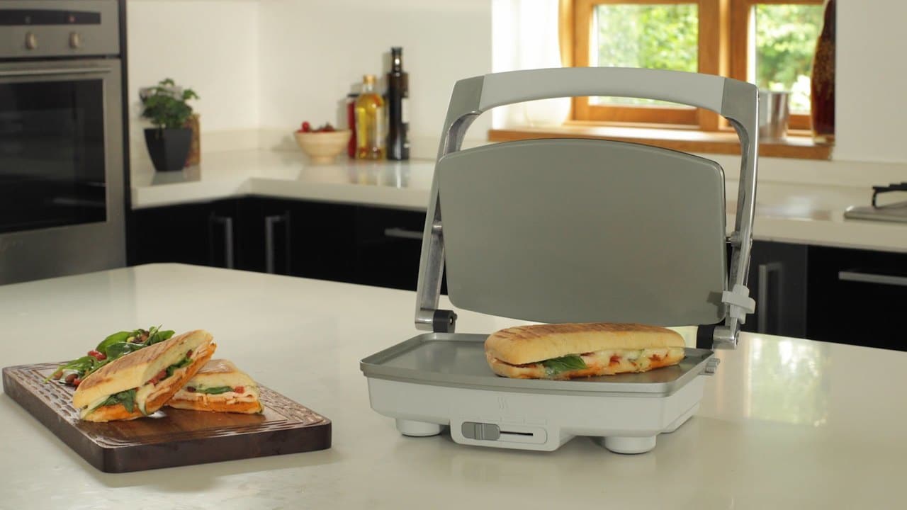 BREVILLE DURACERAMIC PANINI-PRESS FOR 3 BREVILLE DURACERAMIC PANINI-PRESS FOR 3