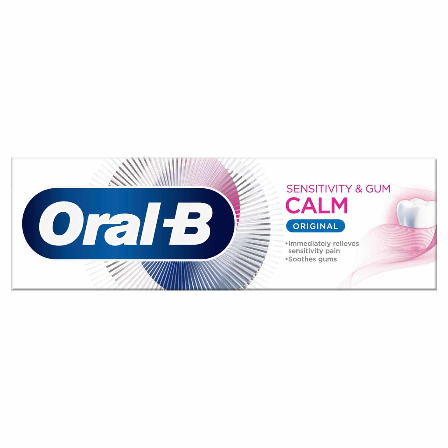 ORAL B TOOTHPASTE SENSITIVITY & GUM CALM ORIGINAL 75ML (NEW) VJ