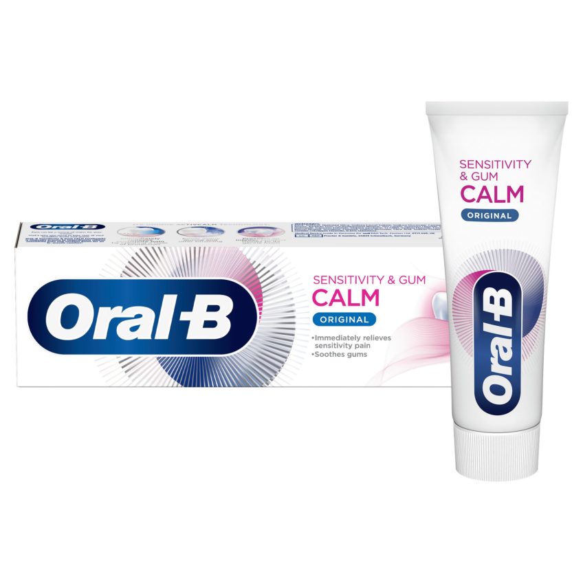 ORAL B TOOTHPASTE SENSITIVITY & GUM CALM ORIGINAL 75ML (NEW) VJ