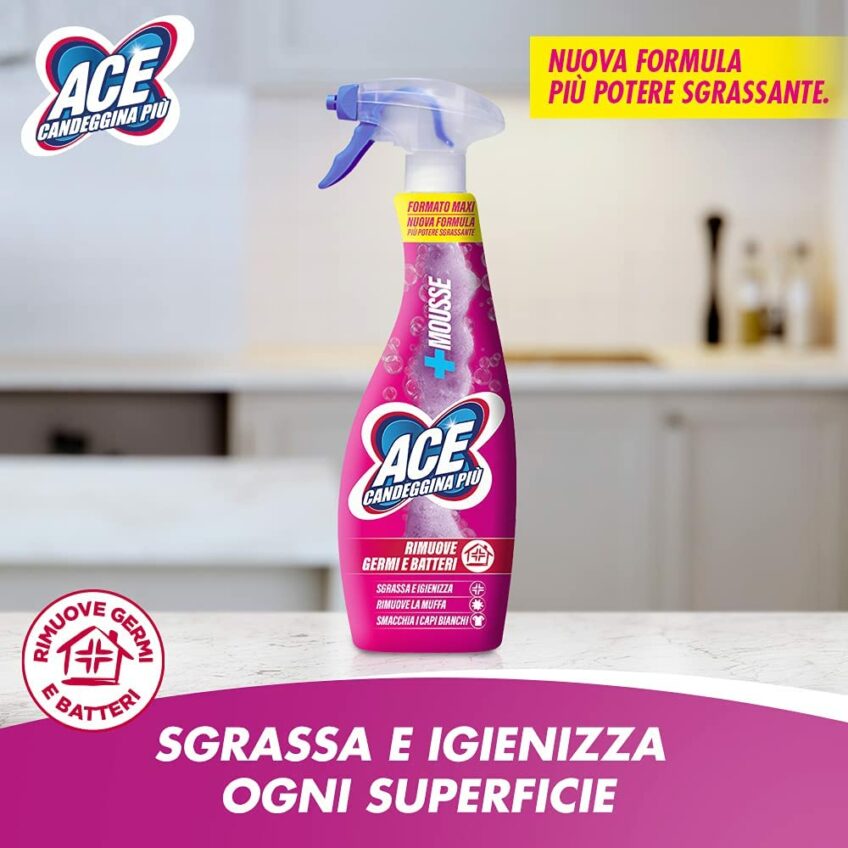 ACE BLEACH DEGREASER SPRAY 800ML VJ Salomone Marketing