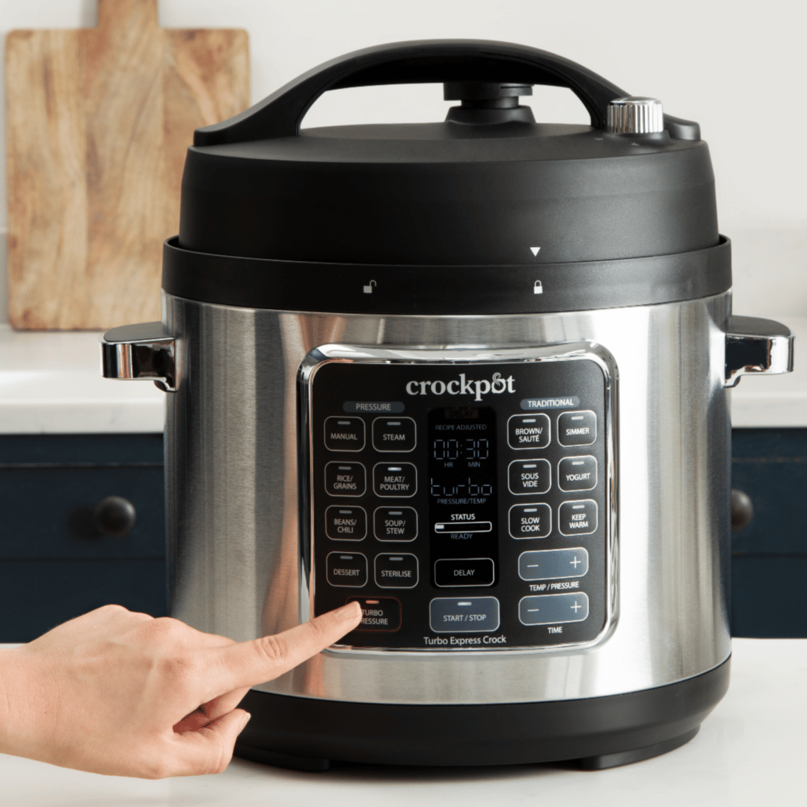 CROCKPOT TURBO EXPRESS MULTICOOKER 5.6L VJ Salomone Marketing