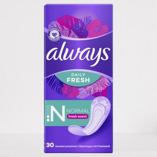ALWAYS DAILIES LINERS NORMAL FRESH X30