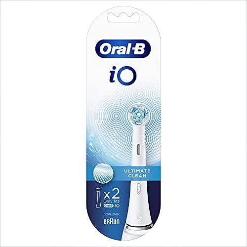 ORAL B POWER BRUSH HEAD iO ULTIMATE CLEAN WHITE X2