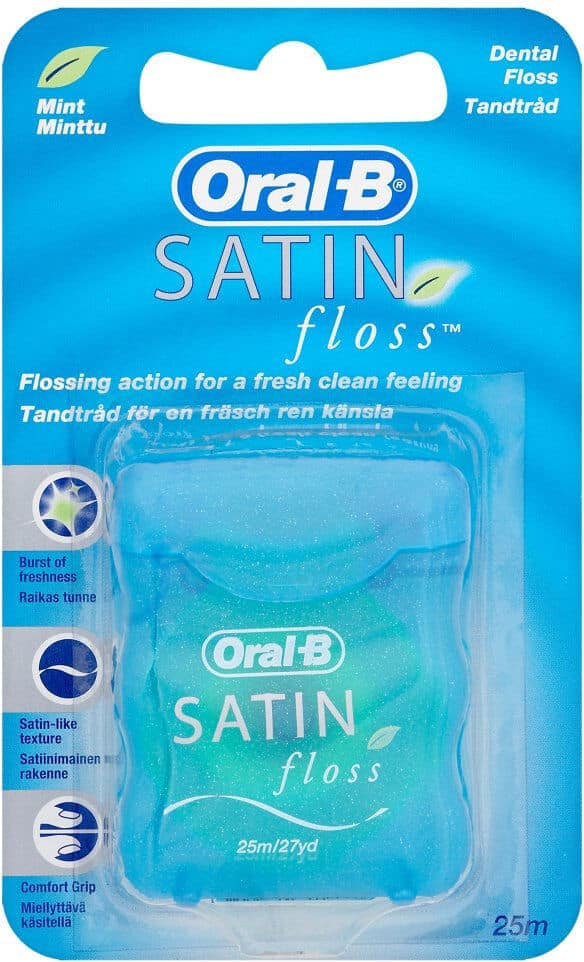 ORAL B FLOSS SATIN MINT 25M