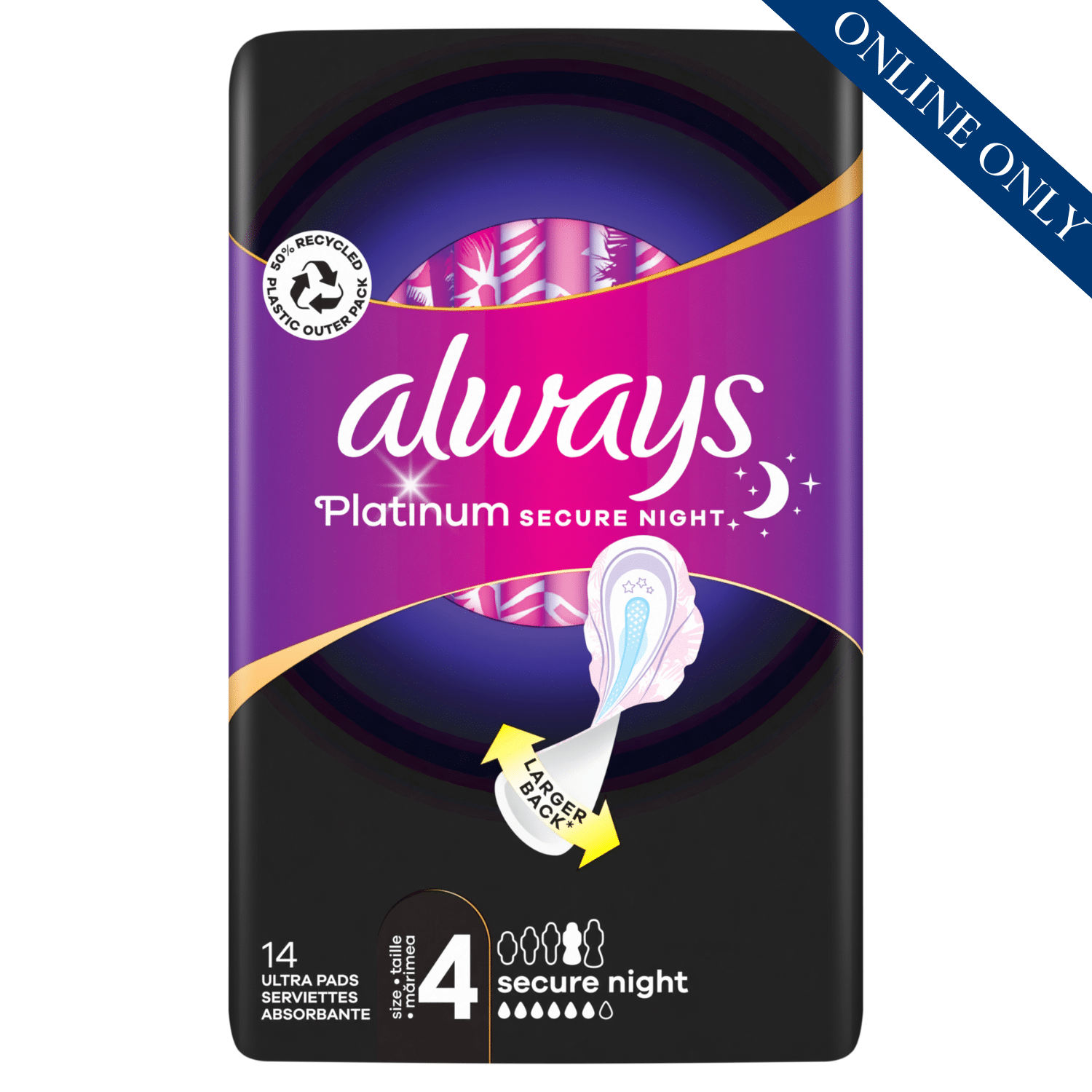 ALWAYS ULTRA PLATINUM SECURE NIGHT ECONOMY PACK