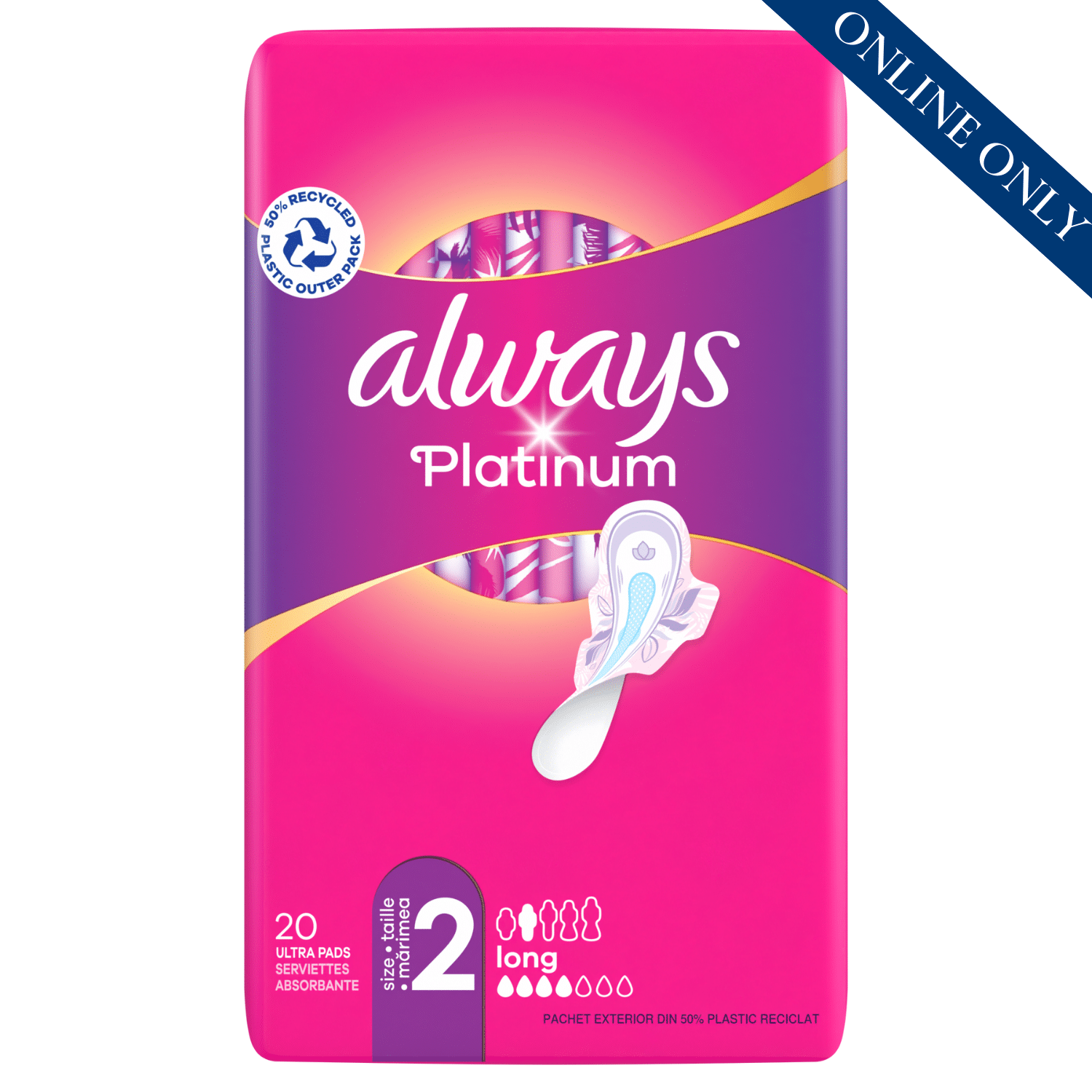 ALWAYS ULTRA PLATINUM LONG PLUS ECONOMY PACK