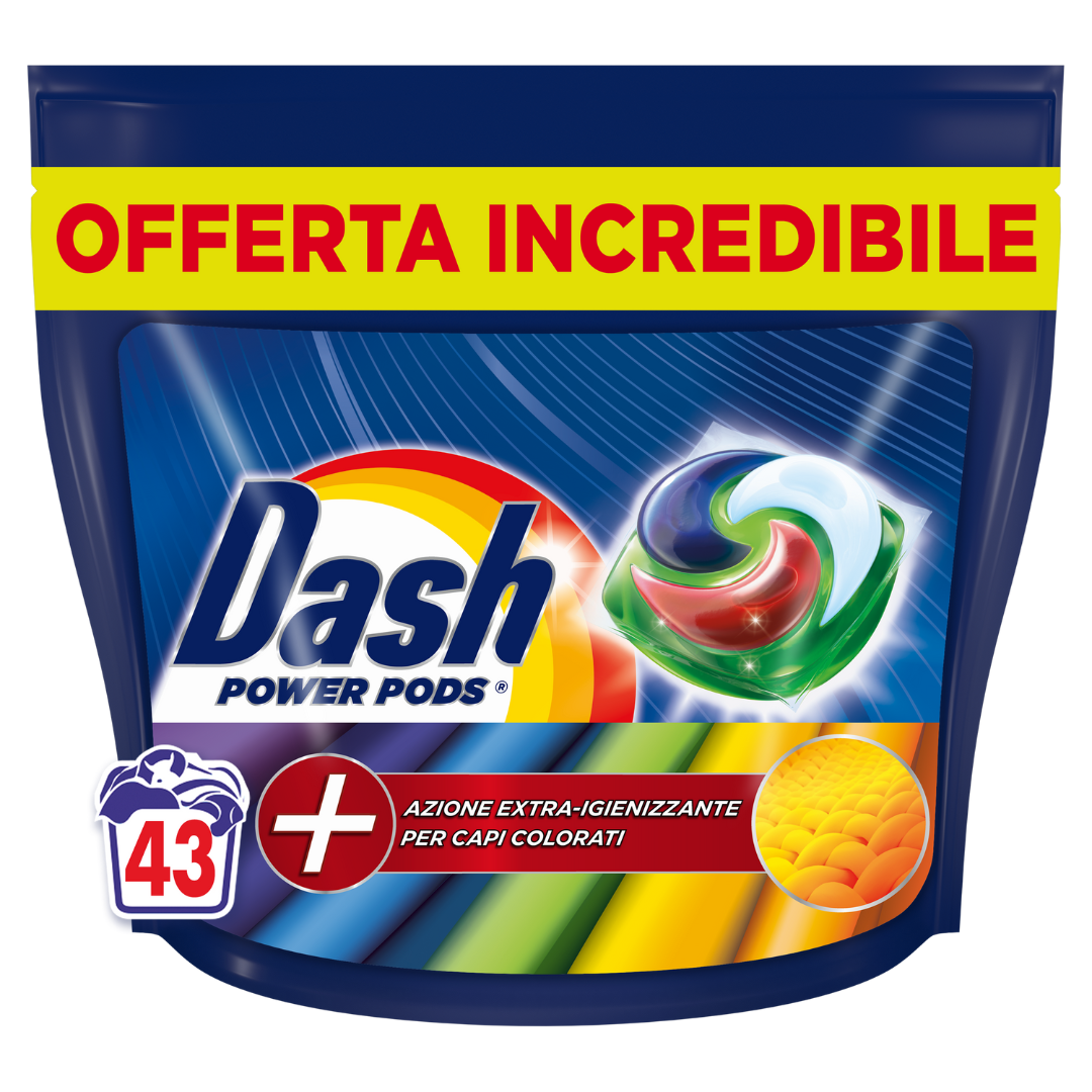 DASH PODS HYGIENE COLOR 43X23.8GR (NEW)