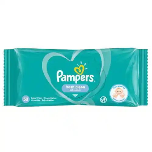 PAMPERS WIPES FRESH CLEAN X52 - OFFER 99c