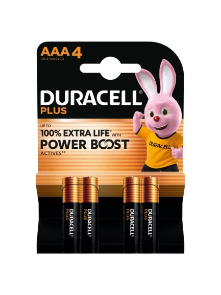DURACELL PLUS AAA (x4)