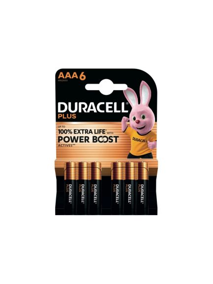 DURACELL PLUS AAA x6s