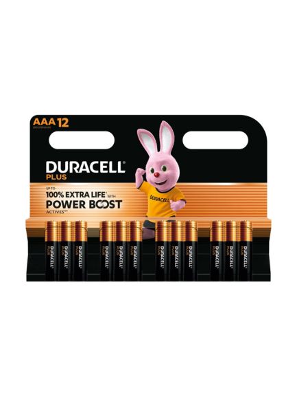 DURACELL PLUS AAA (x12)