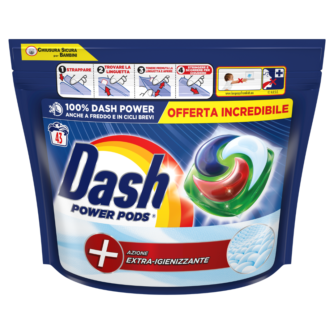 DASH PODS HYGIENE REGULAR 43X23.8GR