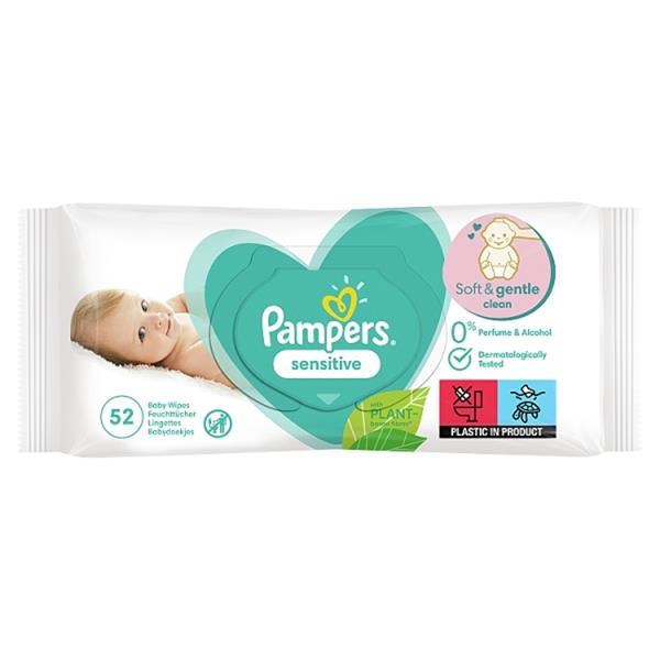PAMPERS WIPES SENSITIVE X52