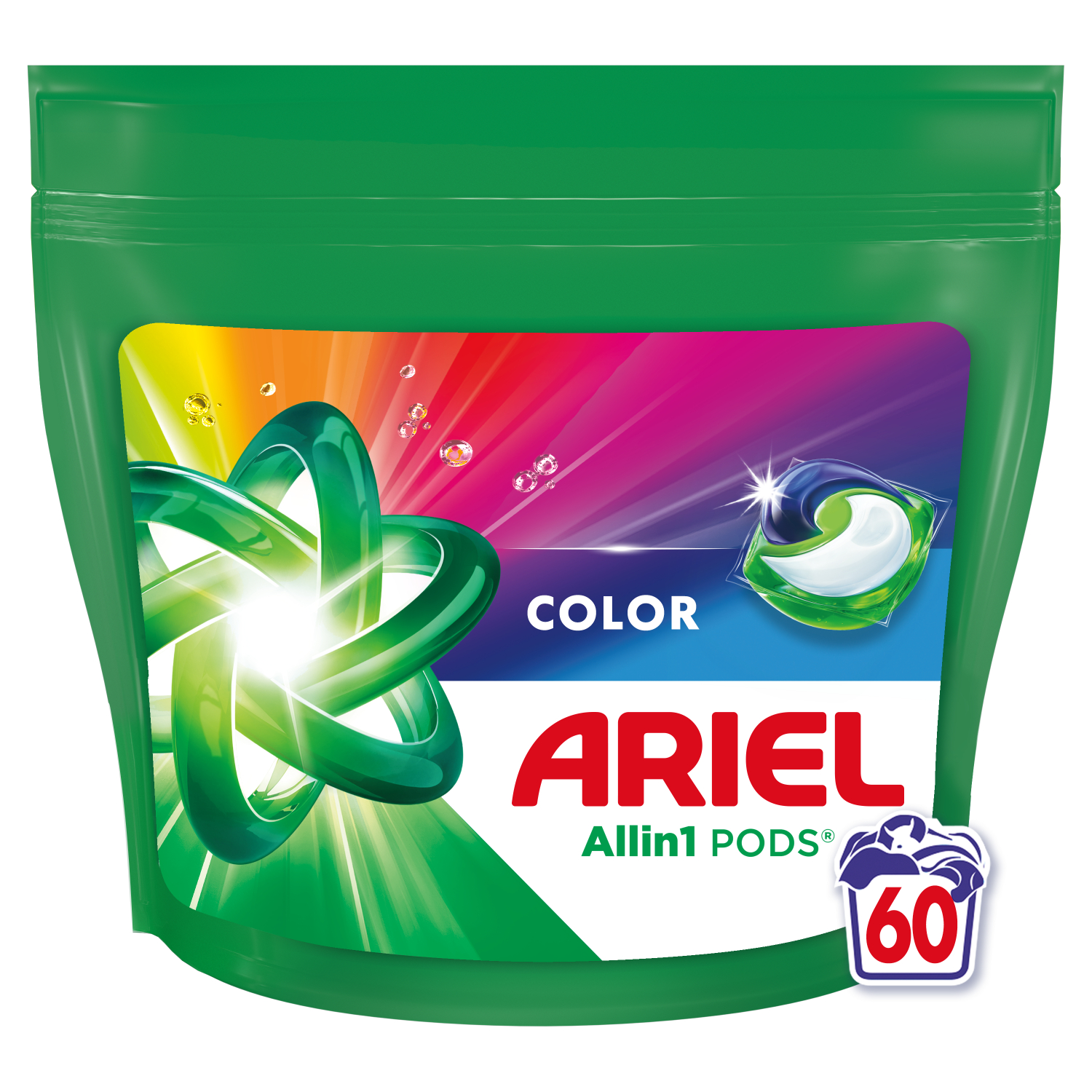 ARIEL PODS ALL IN1 COLOR 60X18.2G