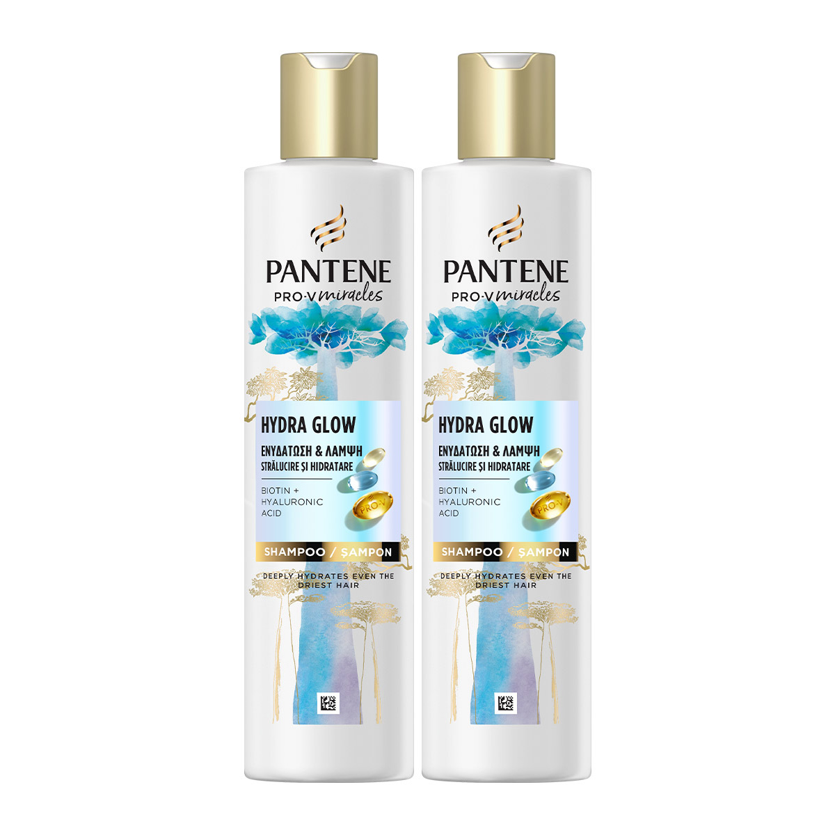PANTENE ECO PACK HYDRA SHAMPOO 2X250ML (NEW)