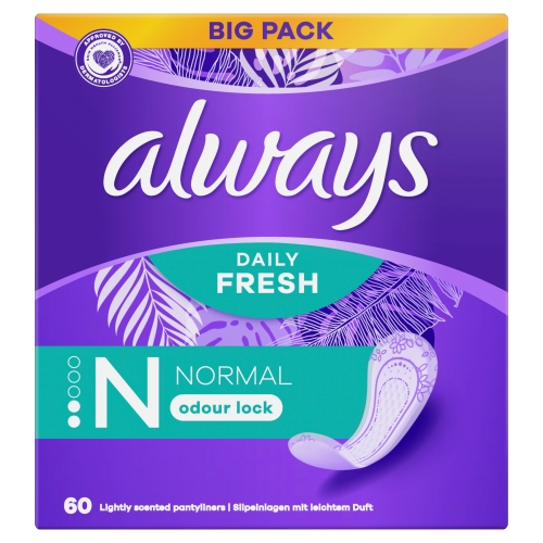 ALWAYS DAILY LINERS NORMAL FRESH X60