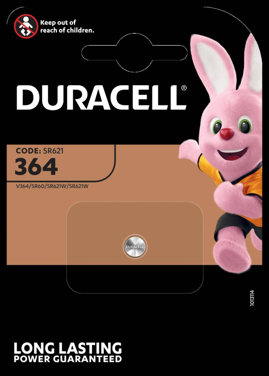 DURACELL WATCH 364 SILVER OXIDE