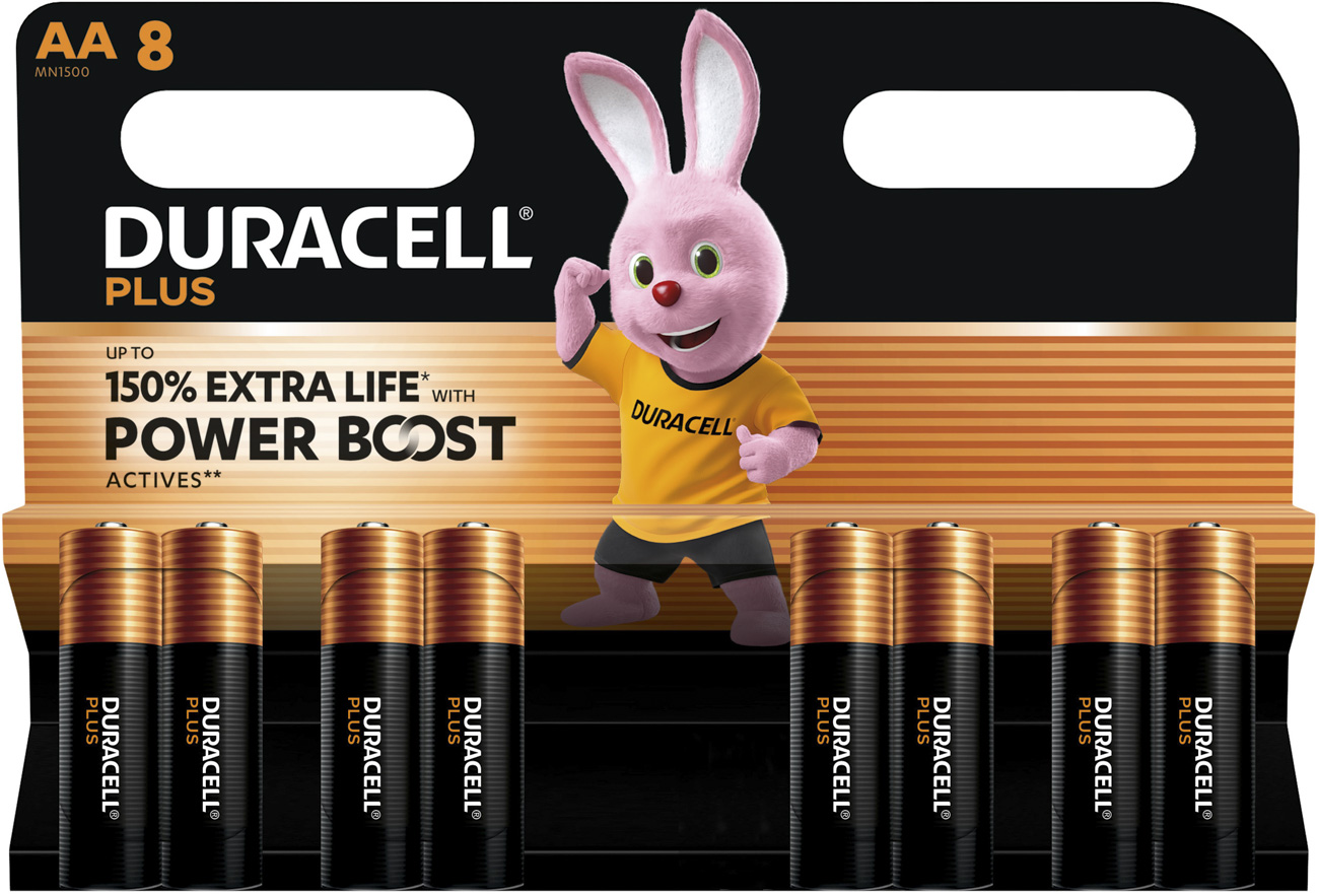 DURACELL PLUS POWER BOOST AA (x8)