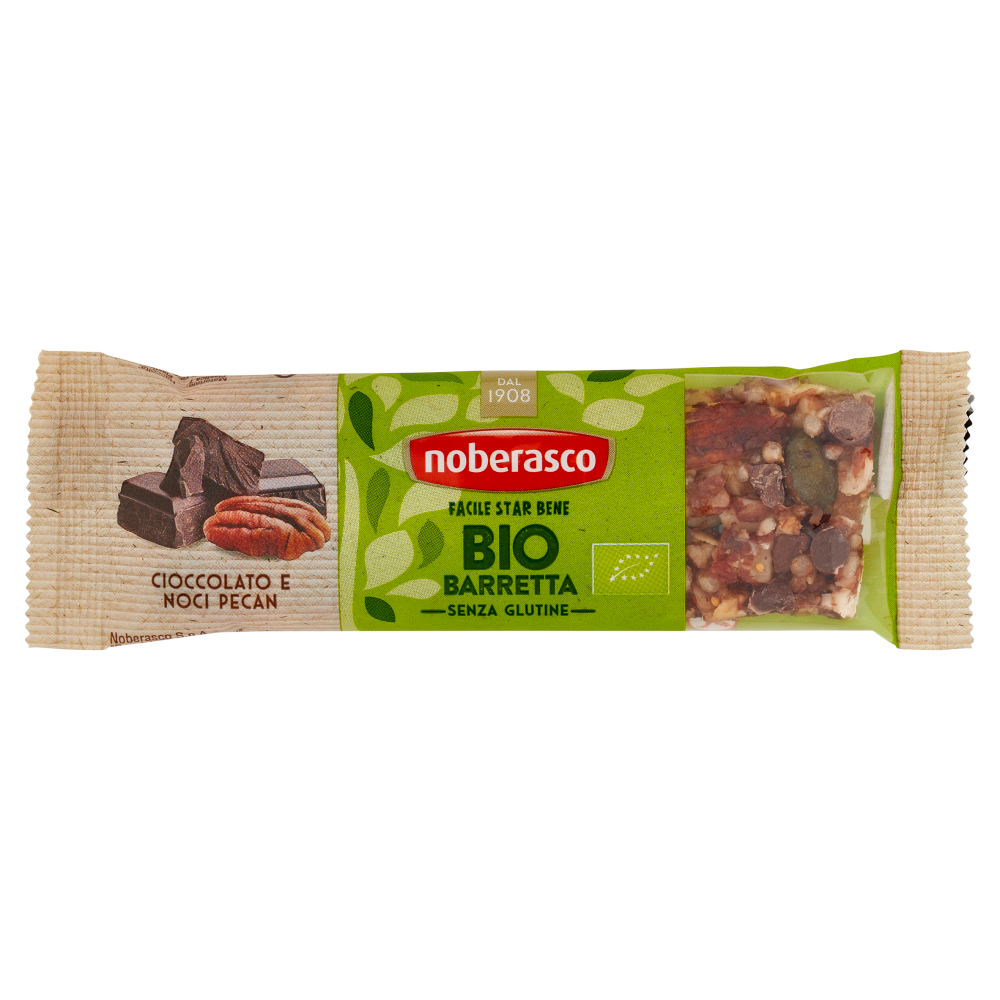NOBERASCO BIO BAR WITH CHOCOLATE AND PECAN 30G