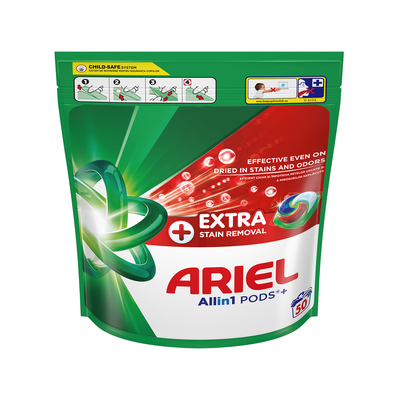 ARIEL PODS ALL IN1 EXTRA CLEAN 50X24.5G