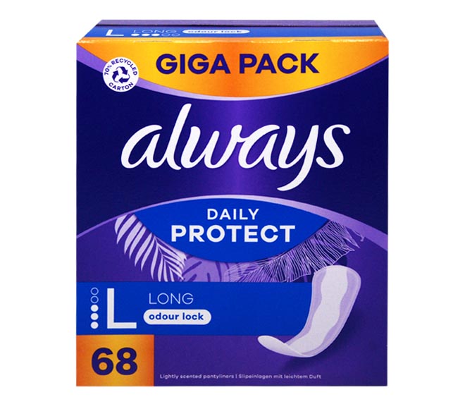 ALWAYS DAILY LINERS LONG X68 (NEW)