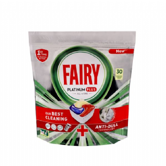 FAIRY AUTODISH WASH PLATINUM PLUS LEMON X30