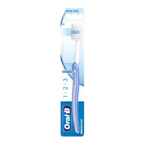 ORAL B TBRUSH INDICATOR 123 35MED