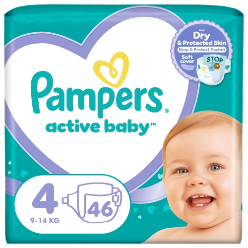 PAMPERS VP ACTIVE BABY 4 MAXI X46