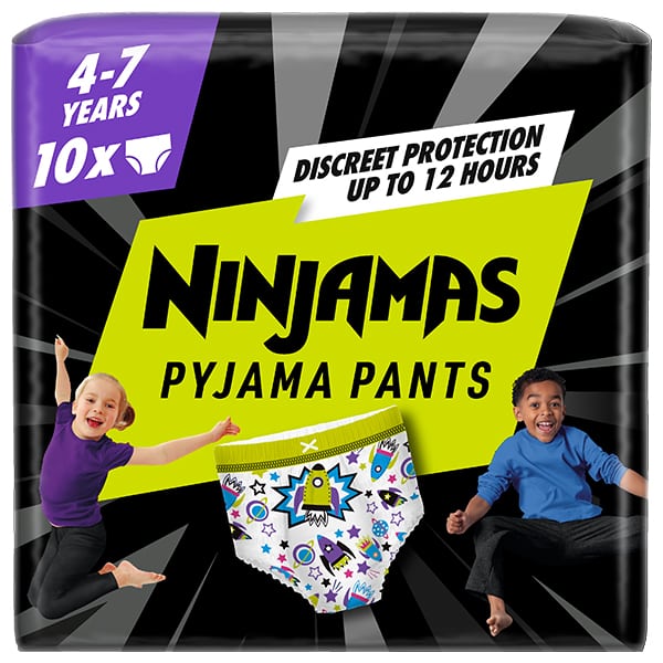 PAMPERS PANTS NINJAMAS BOY 7 X10