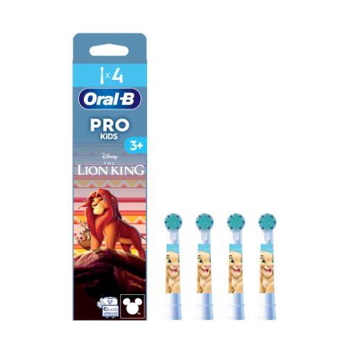 ORAL B POWER BRUSH HEAD KIDS LION KING X4