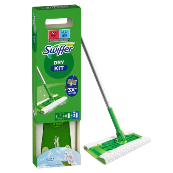 SWIFFER DRY KIT +8D+3W REFILLS